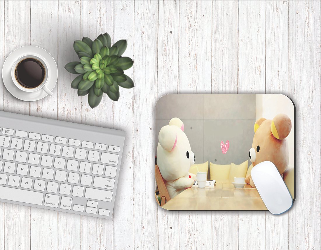 Fantaboy Cute Teddy Print Mouse Pad